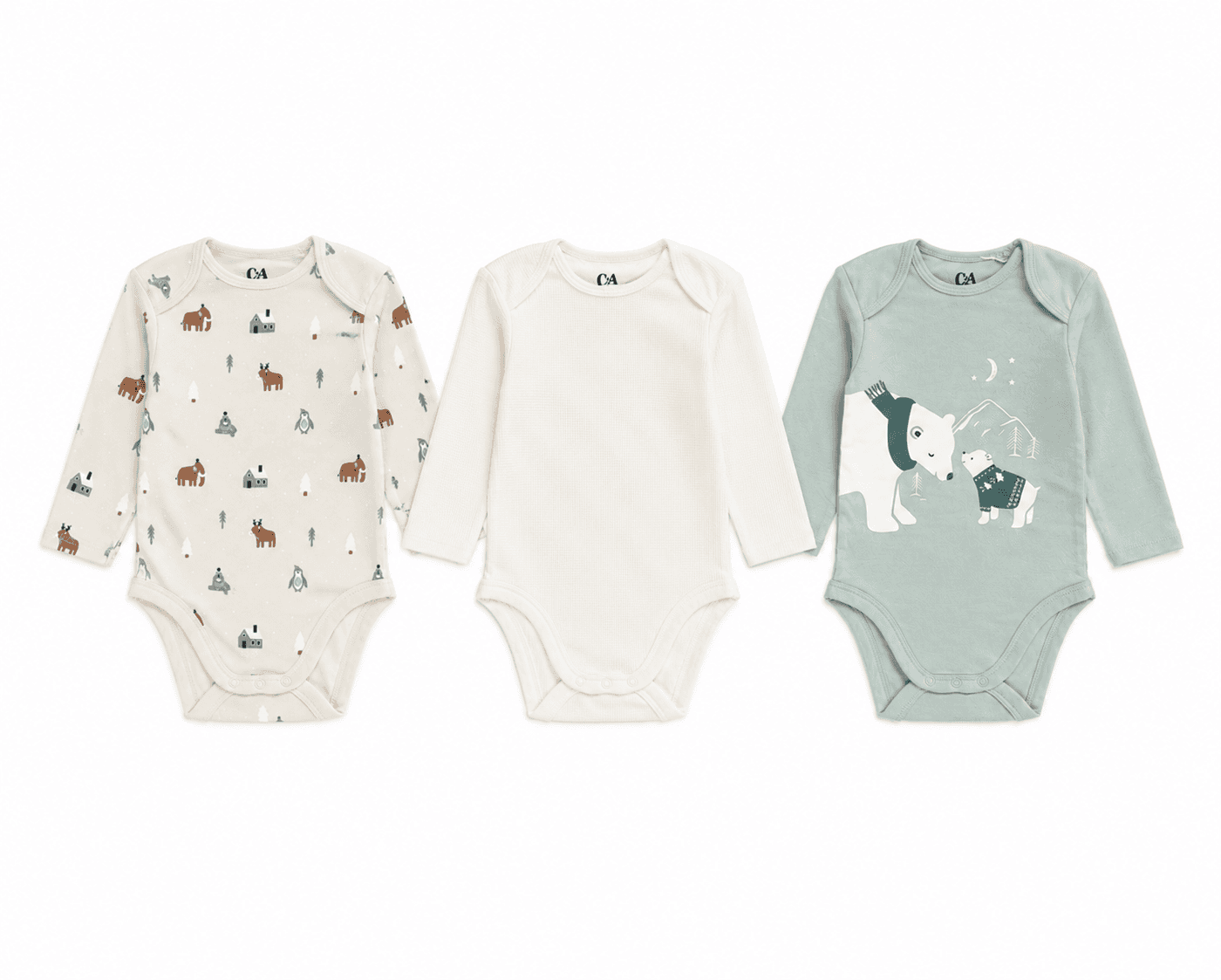 Lot de 3 Grenouillères